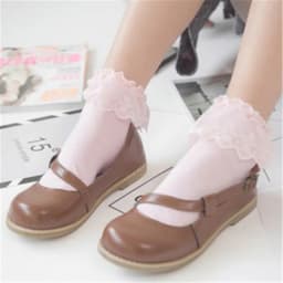 Chic Fashion Women Vintage Lace Ruffle Frilly Socks Lovely Princess Lolita Mori Girl Style Hot Selling Dropship