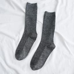 Bright Sparkling Women's Socks Fashion Glitter Shiny Sock Sweet Cute golden silver socks Spring Autumn Breathable Soxs