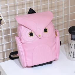 Yogodlns Fashion Women Backpack Newest Stylish Cool Black PU Leather Owl Backpack Female Hot Sale Women shoulder bag school bags