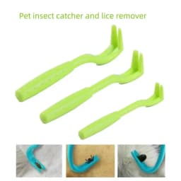 Flea Remover Hook Tick Removal Tweezer Ticks Pull Pet Cat Dog Accessaries Scratching Extractor Mite Tweezers Comb Louses Pliers