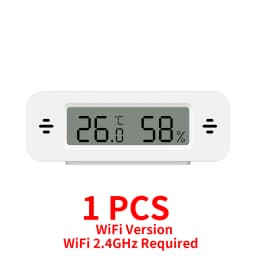 Tuya Zigbee WiFi Temperature And Humidity Sensor APP Remote Monitor For Smart Home Var SmartLife WorkWith Alexa Google Assistant