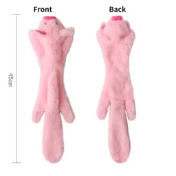 Funny Simulated Animal No Stuffing Dog Toy with Squeakers Durable Stuffingless Plush Squeaky Dog Chew Toy Crinkle Pet Squeak Toy