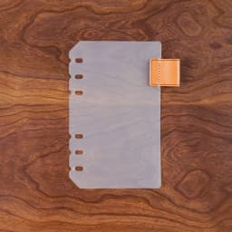 Vintage Leather Journals Notebook Index Dividers with Leather Pen Clip Daily Planner Divider with Cowhide Pen Holder Accessories