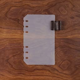 Vintage Leather Journals Notebook Index Dividers with Leather Pen Clip Daily Planner Divider with Cowhide Pen Holder Accessories