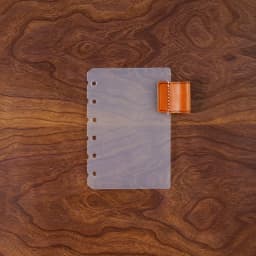 Vintage Leather Journals Notebook Index Dividers with Leather Pen Clip Daily Planner Divider with Cowhide Pen Holder Accessories