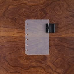 Vintage Leather Journals Notebook Index Dividers with Leather Pen Clip Daily Planner Divider with Cowhide Pen Holder Accessories