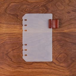 Vintage Leather Journals Notebook Index Dividers with Leather Pen Clip Daily Planner Divider with Cowhide Pen Holder Accessories