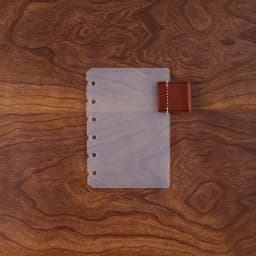 Vintage Leather Journals Notebook Index Dividers with Leather Pen Clip Daily Planner Divider with Cowhide Pen Holder Accessories