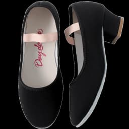 Women Classical Dance Shoes Character Shoes Girl Modern Dance Training Dancing Shoes High Heel Practise Shoes