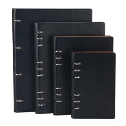 A4 A5 A6 B5 Hollow Loose-leaf Notebook, Detachable Notebook, Leather Notepad Notebook Binder Notepads Stationery