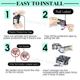 Royek 304XL Ink Cartridge Replacement For HP 304 HP304 XL Deskjet Envy 2620 2630 2632 5030 5020 5032 3720 3730 5010 Printer