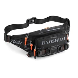 Men Nylon Waist Pack Belt Bag Running Waterproof Multi-purpose Travel Male Sling Chest Fanny Pack Bum Hip Bags