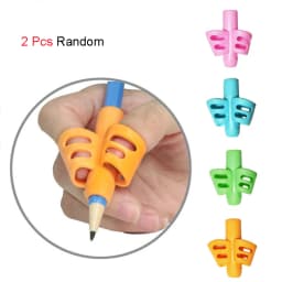 10 Pcs 2Pcs Kids Pen Holder Silicone Baby Learning Writing Tool Correction Device Fish Pencil Grasp Writing Aid Grip Stationery