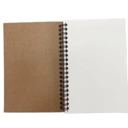 New Arrival White/Kraft Paper Inner Page Notebook Art Students Sketch Book Office Memo Children Graffiti School Stationery