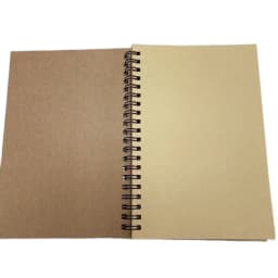 New Arrival White/Kraft Paper Inner Page Notebook Art Students Sketch Book Office Memo Children Graffiti School Stationery