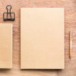 New Arrival White/Kraft Paper Inner Page Notebook Art Students Sketch Book Office Memo Children Graffiti School Stationery