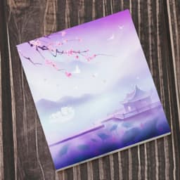1PCS Cartoon Portable Retro Square Tearable Notepad Message Sticky Notes Notebook Stationery Child Gift Office&School Supplies