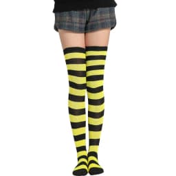 2021 New Socks Long Tube Ladies Japanese Blue and White Striped Over-knee Socks Thigh Socks  Thigh High Stockings  Knee High