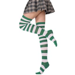 2021 New Socks Long Tube Ladies Japanese Blue and White Striped Over-knee Socks Thigh Socks  Thigh High Stockings  Knee High