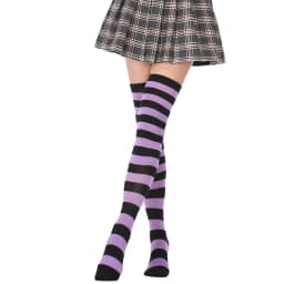 2021 New Socks Long Tube Ladies Japanese Blue and White Striped Over-knee Socks Thigh Socks  Thigh High Stockings  Knee High