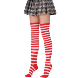 2021 New Socks Long Tube Ladies Japanese Blue and White Striped Over-knee Socks Thigh Socks  Thigh High Stockings  Knee High