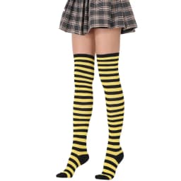 2021 New Socks Long Tube Ladies Japanese Blue and White Striped Over-knee Socks Thigh Socks  Thigh High Stockings  Knee High