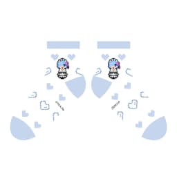 Brdwn Re: zero Rem Emilia China Official Authorization Warm Sock Short Socks
