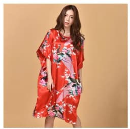 Plus Size Black Women's Summer Lounge Robe Lady New Sexy Home Dress Rayon Nightgown Large Loose Sleepwear Bathrobe Gown S002-B