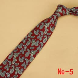 New Designs Classic Silk Men Tie Floral Plaid 9cm Red Printed Necktie Gravata Ties for Men Formal Wear Business Wedding Neckties