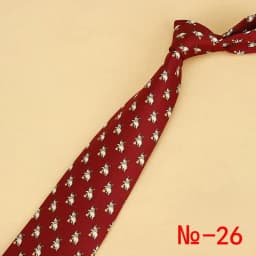 New Designs Classic Silk Men Tie Floral Plaid 9cm Red Printed Necktie Gravata Ties for Men Formal Wear Business Wedding Neckties