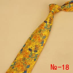 New Designs Classic Silk Men Tie Floral Plaid 9cm Red Printed Necktie Gravata Ties for Men Formal Wear Business Wedding Neckties