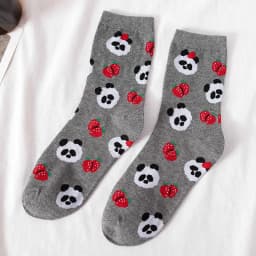 Kawaii Cartoon Bear Dog Animals Woman Socks Cotton Japanese Korean Style Spring Autumn Funny Socks Women 12801
