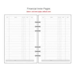 A5 A6 A7 Laser Notebook Planner Organizer Binder Books Journal Sketchbook Accessories Diary Office Supplies Notebook