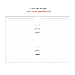 A5 A6 A7 Laser Notebook Planner Organizer Binder Books Journal Sketchbook Accessories Diary Office Supplies Notebook