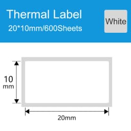 Thermal Adhesive Label Papers for DETONGER P1 DP23 DP30 DP80 3 Rolls Waterproof Oilproof Tear Resistant Sticker