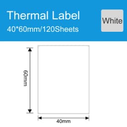 Thermal Adhesive Label Papers for DETONGER P1 DP23 DP30 DP80 3 Rolls Waterproof Oilproof Tear Resistant Sticker