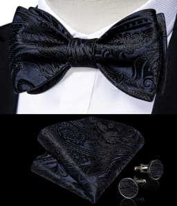 Brand New Men's Bow Tie Teal Green Blue Paisley Floral Bow Tie Wedding Party Butterfly Bowknot Men Tie Accessories