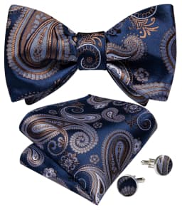 Brand New Men's Bow Tie Teal Green Blue Paisley Floral Bow Tie Wedding Party Butterfly Bowknot Men Tie Accessories
