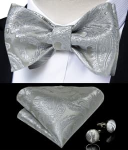 Brand New Men's Bow Tie Teal Green Blue Paisley Floral Bow Tie Wedding Party Butterfly Bowknot Men Tie Accessories