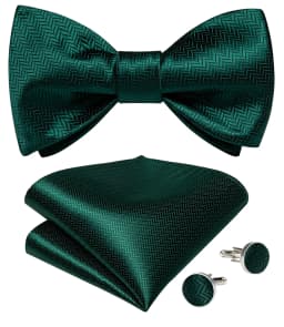 Brand New Men's Bow Tie Teal Green Blue Paisley Floral Bow Tie Wedding Party Butterfly Bowknot Men Tie Accessories