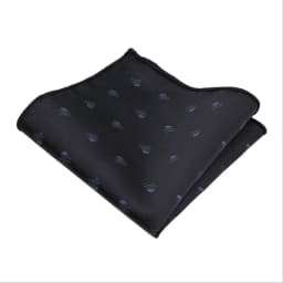 New Design Men's Pocket Square Blue Red Black Skull Handkerchief 26*26CM Hanky Suit Men's Business Wedding Party Chest Towel