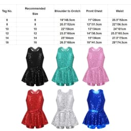 Kids Halter Shiny Sequins Gymnastics Shorty Unitards Dress Girls Ballet Leotard Stage Performance Latin Jazz Dance Costume