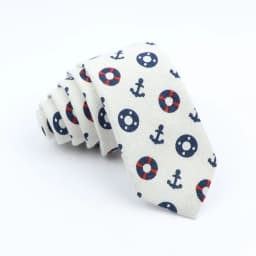 New Cartoon Linen Tie Skinny Casual Necktie For Wedding Party Neckties Classic Suits Floral Animal Print Neck Ties Cravat Gift