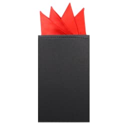 Men's Pre-folded Pocket Square Candy Color Silk Handkerchiefs Formal Wedding Party Business Chest Towel Hanky Black White Red