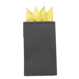 Men's Pre-folded Pocket Square Candy Color Silk Handkerchiefs Formal Wedding Party Business Chest Towel Hanky Black White Red
