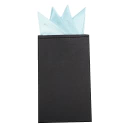 Men's Pre-folded Pocket Square Candy Color Silk Handkerchiefs Formal Wedding Party Business Chest Towel Hanky Black White Red