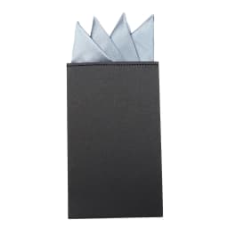 Men's Pre-folded Pocket Square Candy Color Silk Handkerchiefs Formal Wedding Party Business Chest Towel Hanky Black White Red