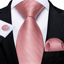 High Quality Pink Striped Paisley Men's Tie Set 8cm Business Wedding Party Accessories Men Necktie Hanky Set Men Gift