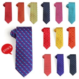 Tailor Smith New Fashion Printed Animal 100% Silk Ties Sheep Butterfly Puppy Elephant Men Premium Silk Neckties