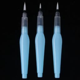 1pc Watercolor Paint Brush Art Supplies Waterbrush Pen Large Capacity Calligraphy Painting Brush Water Tank Storage Pen